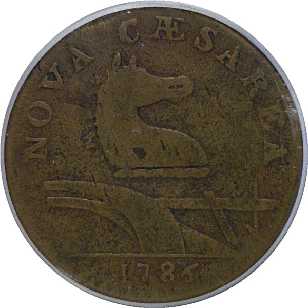 1786 New Jersey Copper   PCGS VF-30 - Image 2