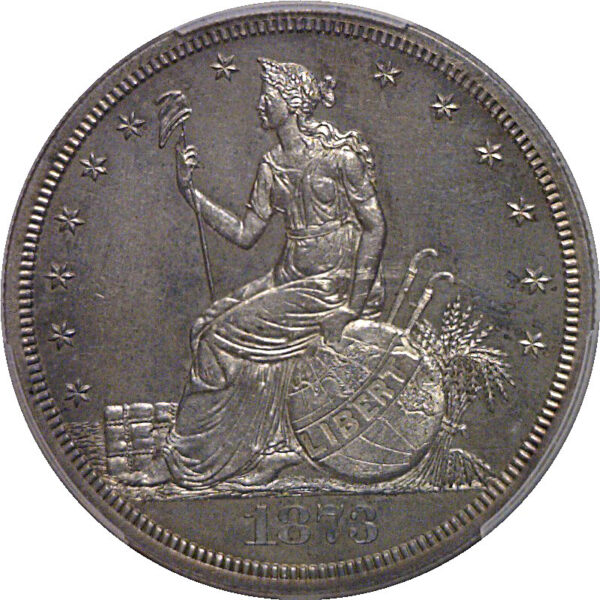 1873 Pattern Trade Dollar  Judd-1293  PCGS PR-63 - Image 2