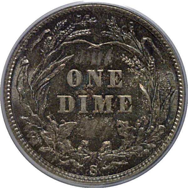 1903-S Barber Dime   PCGS MS-65  CAC - Image 3