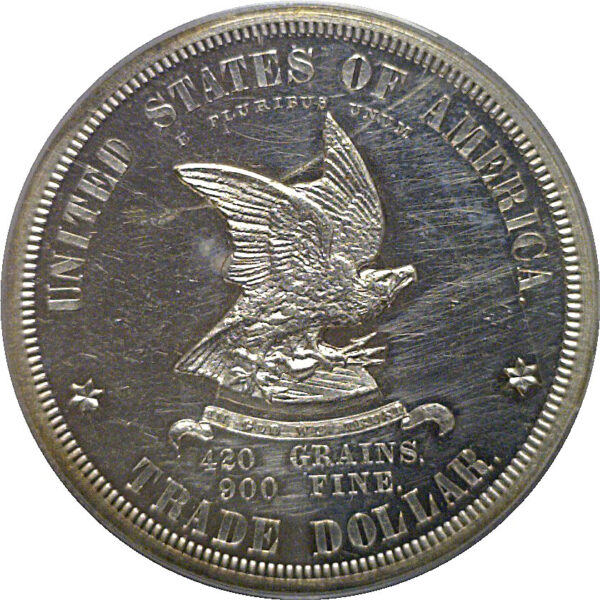 1873 Pattern Trade Dollar  J-1315   PCGS PR-60 - Image 3