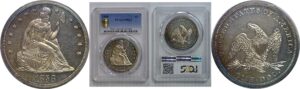 1858 Seated Liberty Dollar   PCGS PR-62