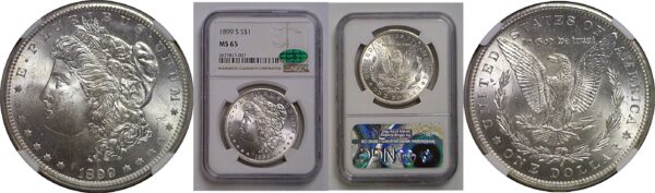 1899-S Morgan Dollar   NGC MS-65  CAC