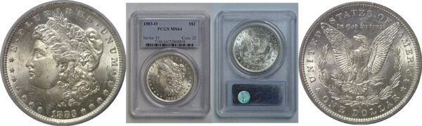 1883-O Morgan Dollar   PCGS MS-64
