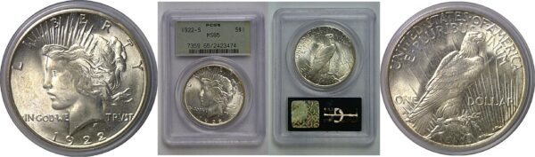 1922-S Peace Dollar   PCGS MS-65