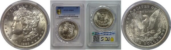 1889-O Morgan Dollar   PCGS MS-64