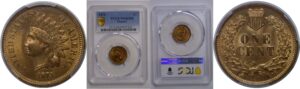 1873 Indian Head Cent    PCGS MS-66 RB