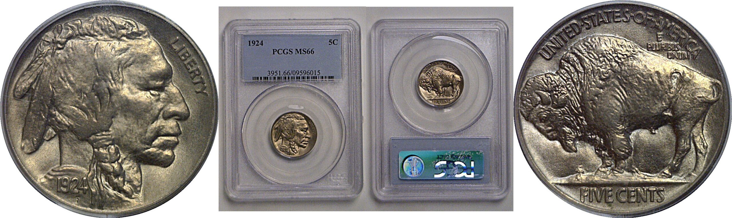 1924 Buffalo Nickel   PCGS MS-66