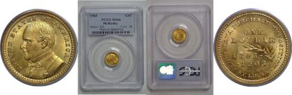 1903  La. Purchase - McKinley $1 Gold Commemorative    PCGS MS-66