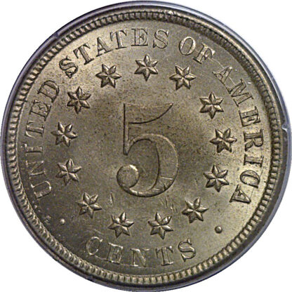 1874 Shield Nickel   PCGS MS-65 - Image 3