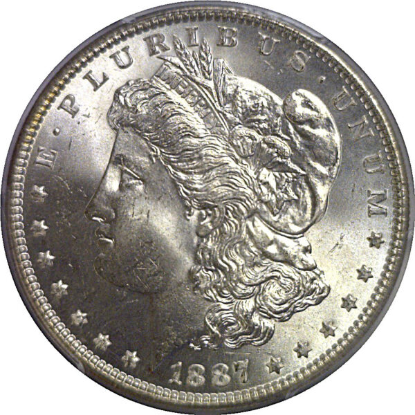 1887 Morgan Dollar   PCGS MS-66+ CAC - Image 2