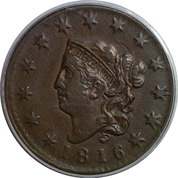 1816 Large Cent   PCGS XF-45 - Image 2