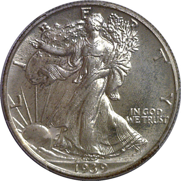 1939 Walking Liberty Half Dollar   PCGS PR-65 - Image 2