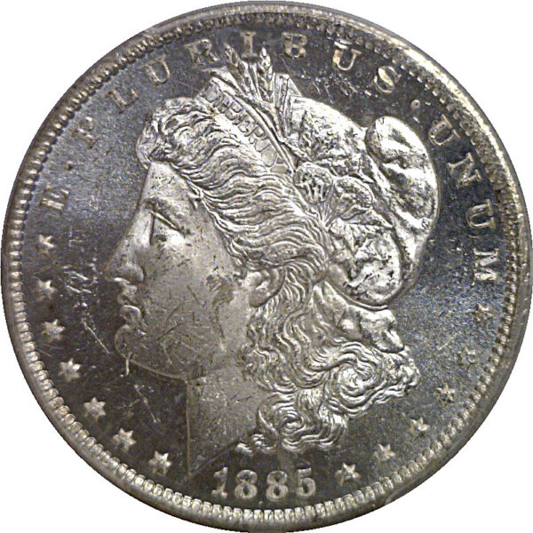 1885-CC Morgan Dollar   PCGS MS-63 DMPL - Image 2