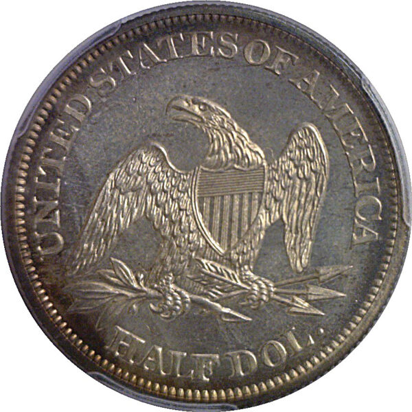 1860 Seated Liberty Half Dollar    PCGS PR-64+ CAC - Image 3