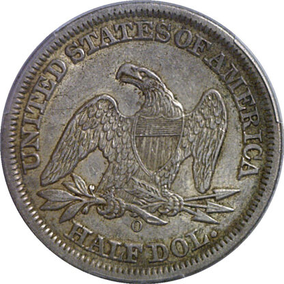 1857-O Seated Liberty Half Dollar    PCGS AU-53  CAC - Image 3
