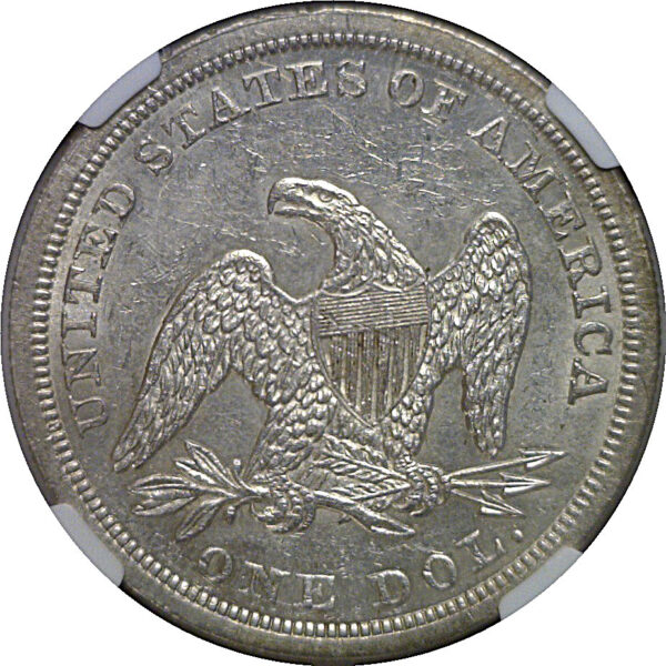 1847 Seated Liberty Dollar    NGC MS-61+ - Image 3