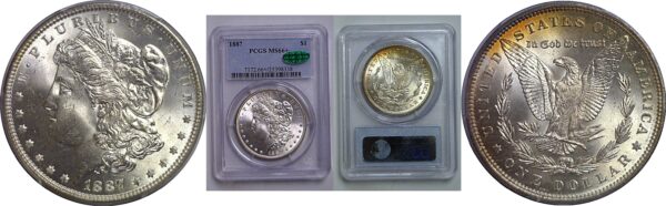 1887 Morgan Dollar   PCGS MS-66+ CAC