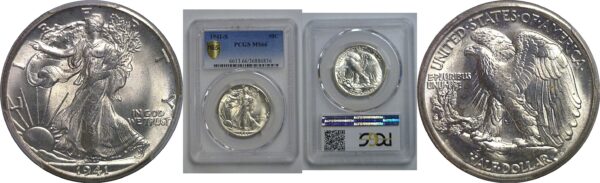 1941-S Walking Liberty Half Dollar    PCGS MS-66