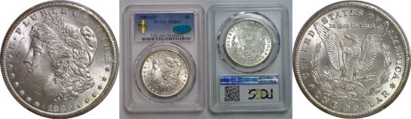 1880-CC Morgan  Dollar   PCGS MS-64+  CAC