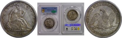 1857-O Seated Liberty Half Dollar    PCGS AU-53  CAC