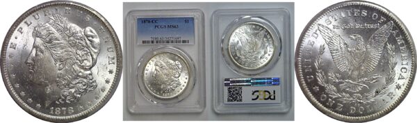 1878-CC Morgan Dollar   PCGS MS-63