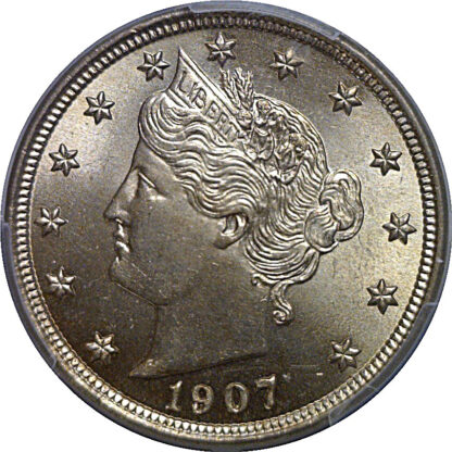 1907 Liberty Nickel   PCGS MS-64  CAC - Image 2
