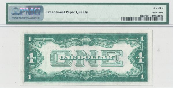 1928 $1 Silver Certificate Star Note Fr-1600* PMG Gem CU-66 EPQ - Image 3