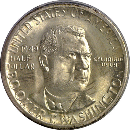 1949-S Booker T. Washington Commemorative Half Dollar   PCGS MS-67 - Image 2