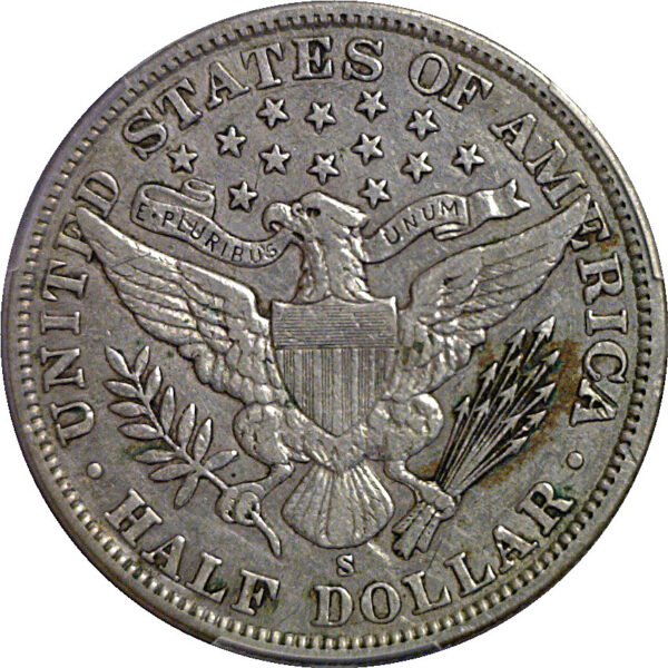 1905-S Barber Half Dollar   PCGS XF-40 - Image 3