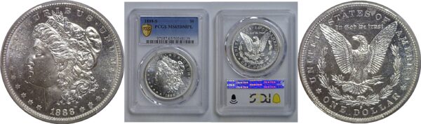 1888-S Morgan Dollar   PCGS MS-65 DMPL