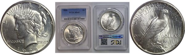 1928 Peace Dollar   PCGS MS-65