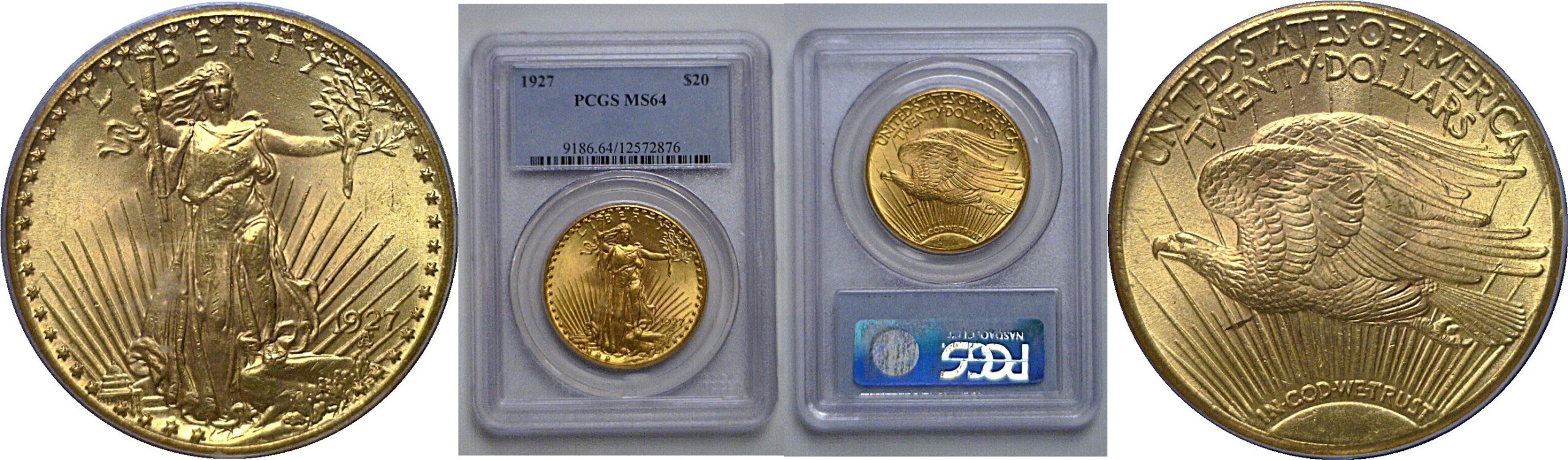 1927 $20 St. Gaudens  -  PCGS MS-64