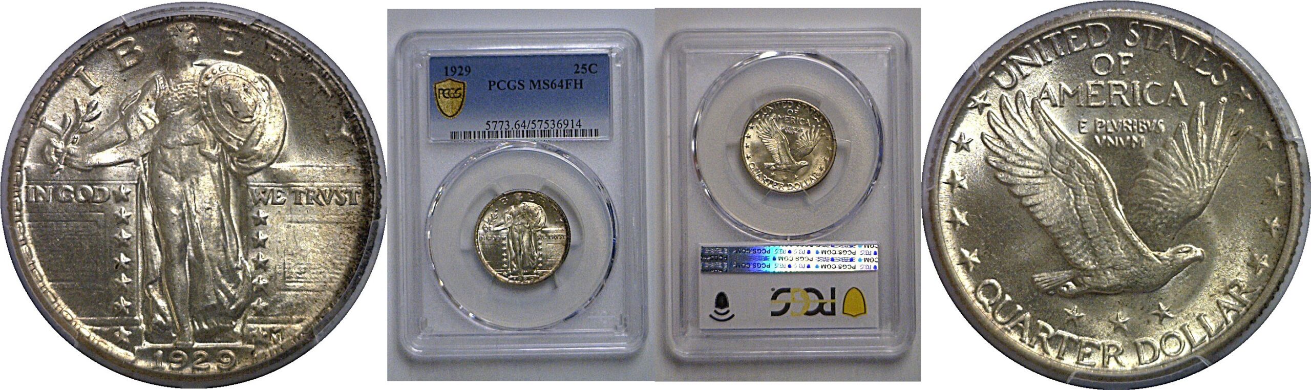 1929 Standing Liberty Quarter   PCGS MS-64 FH