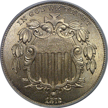 1872 Shield Nickel   PCGS MS-65  CAC - Image 2