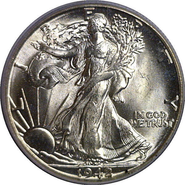 1942-D Walking Liberty Half Dollar   PCGS MS-66 - Image 2