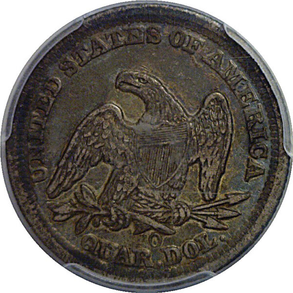 1850-O  Seated Liberty Quarter  PCGS VF-25 - Image 3