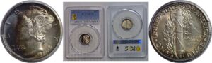 1929-D Mercury Dime   PCGS AU-58