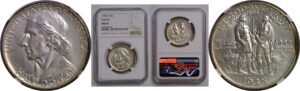 1938-S Boone Commemorative Half Dollar    NGC MS-66