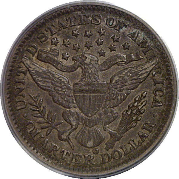 1896-O  Barber Quarter   PCGS XF-45 CAC - Image 3