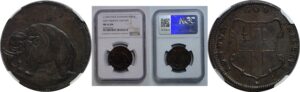(1694) Elephant Token   NGC MS-62 BN