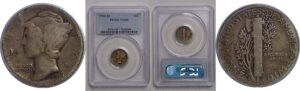 1916-D Mercury Dime   PCGS VG-8