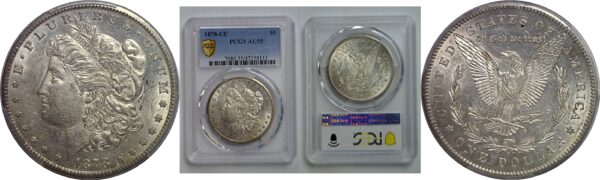 1878-CC Morgan Dollar   PCGS AU-55