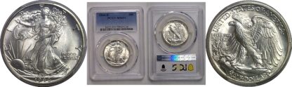 1944-D Walking LibertyHalf Dollar   PCGS MS-65+
