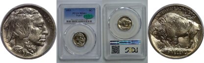 1913 T-1 Buffalo Nickel   PCGS MS-66+  CAC