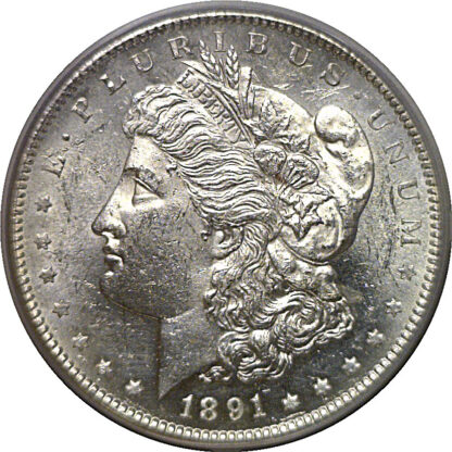 1891-S Morgan Dollar   PCGS MS-62 - Image 2