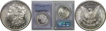 1891-S Morgan Dollar   PCGS MS-62