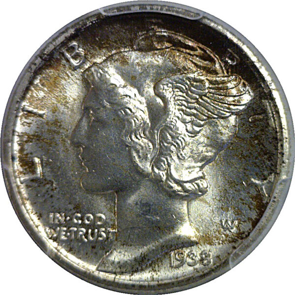 1938-D Mercury Dime   PCGS MS-64 FB - Image 2