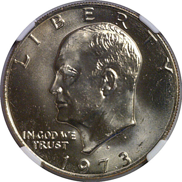 1973-D Eisenhower Dollar     NGC MS-66+ - Image 2