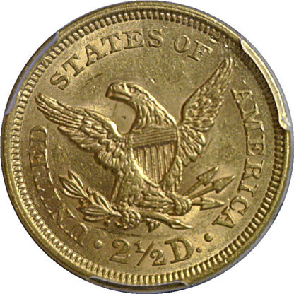 1856 $2 1/2 Liberty    PCGS AU-58 - Image 3