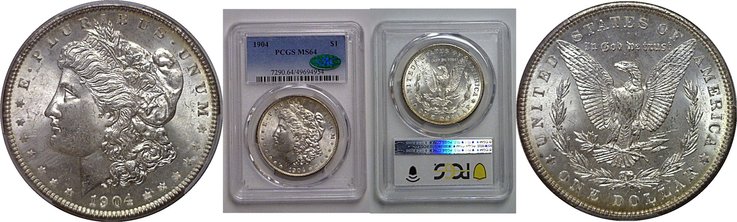 1904 Morgan Dollar   PCGS MS-64  CAC